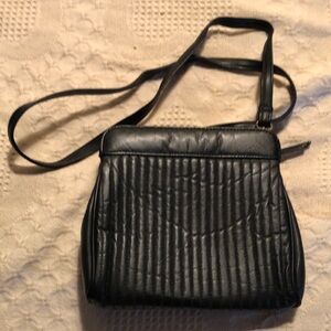 Elegant Black Quilted Shoulder Bag